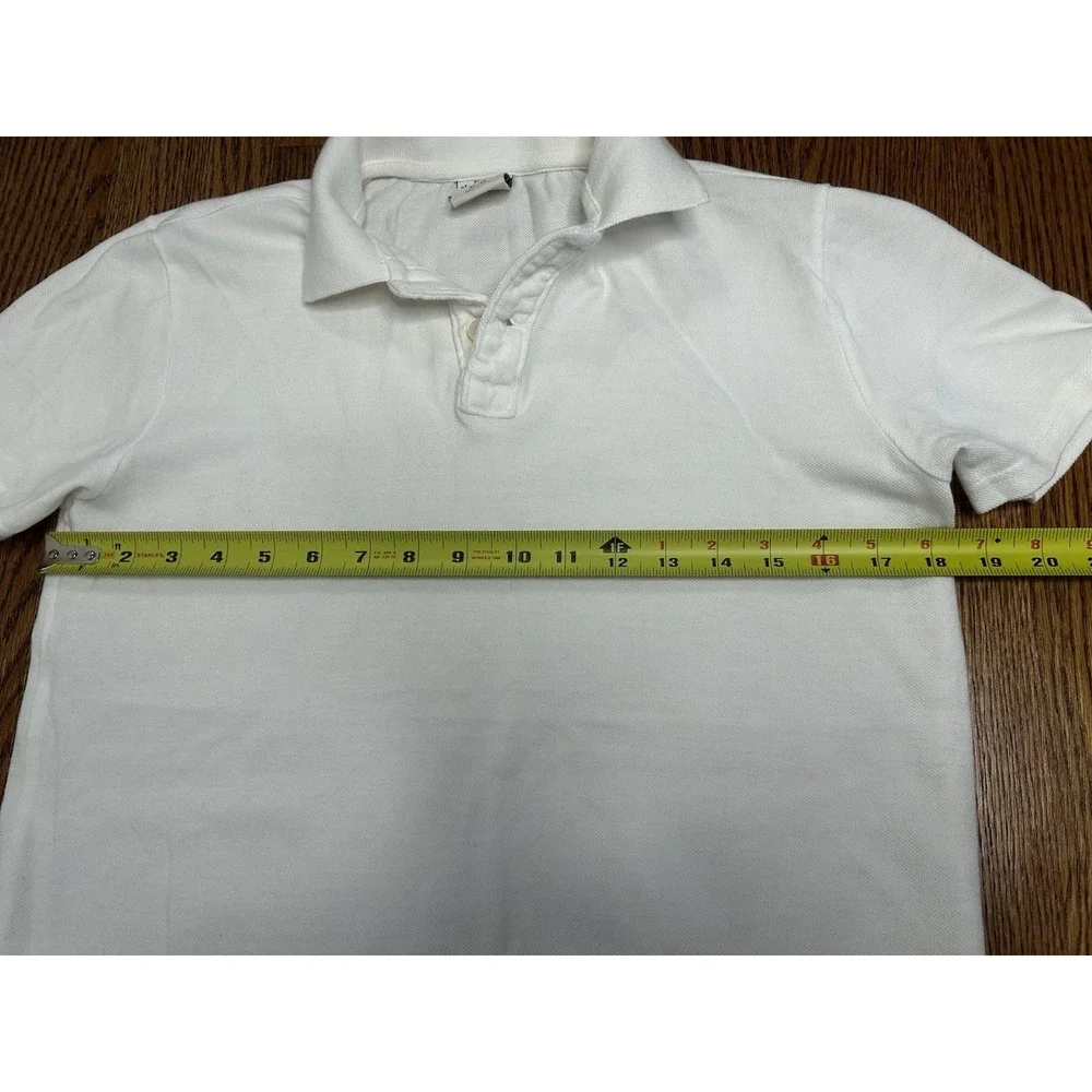 Abercrombie Kids White Polo Shirt Boys XL 16 Short Sleeve Cotton Classic Casual